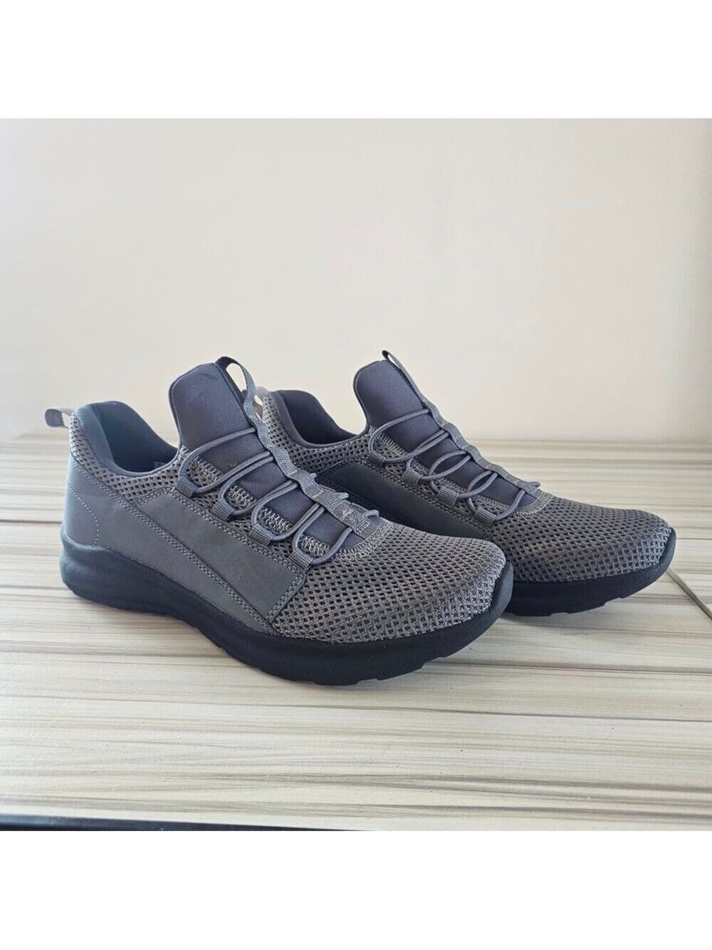 all in motion Grey Men Benji Slip On Sneakers Shoes Size 7